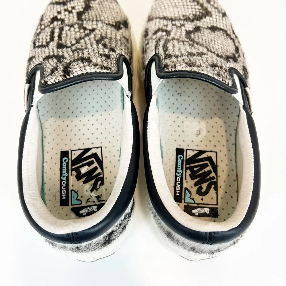 VANS Super COMFYCUSH Slip-on (Snake/Ponyhair/Marshmallow) Size 7.5 - Picture 8 of 9